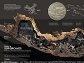 Mapa obí ínské jeskyn.