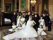 Takhle vypadá svatební fotografie prince Harryho a jeho nevsty Meghan Markle!