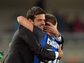 V Interu pitom nejprve Cassano se Stramaccionim psobili jako blízcí pátelé.