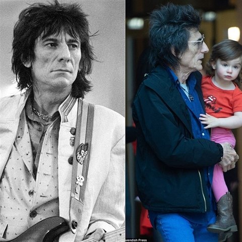 Ronnie Wood vypad ve svch 71 letech pod skvle.