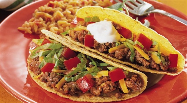 Tacos a speciální ingredience