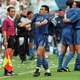 Diego Maradona byl velký hráč, ale i král skandálů, což dokázal také na...