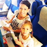 tylet holika s maminkou na palub letadla MH17 spolenosti Malaysia...