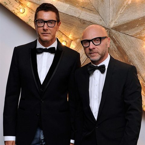 Dvojice zakladatel mdnho koncernu  Dolce & Gabbana.