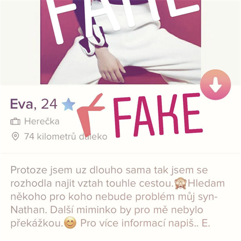 Eva Bureov bojuje proti falenm profilm.