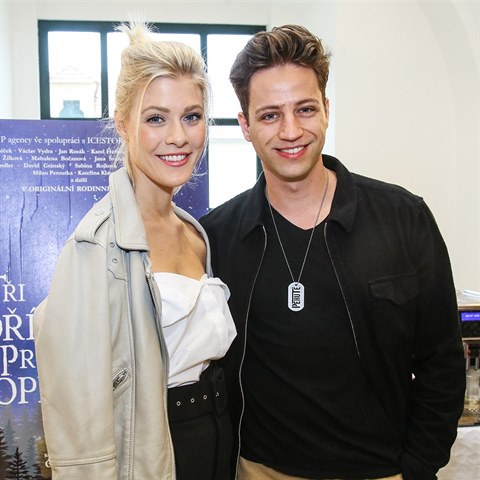 Kateina Klausov s pedstavitelem prince Milanem Peroutkou.