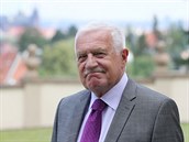 Václav Klaus si uil nádhernou narozeninovou párty.