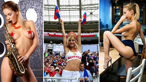 Natalia Neminova není jen krásná fotbalová fanynka, ale také odváná...