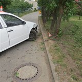 Opil ena za volantem neudrela auto na silnici a havarovala.