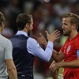 Anglit tahouni: trenr Gareth Southgate a stelec Harry Kane.