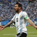 Lionel Messi pomohl Argentin odvrtit blam na mistrovstv svta.