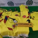 Kolumbijsk fotbalov dresy naputn zkapalnnm kokainem.