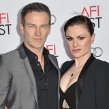 Anna Paquin a Stephen Moyer m na karlovarsk filmov festival.