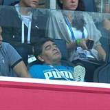 V jednu chvli Diego vypadal, e zpas prov nejvce ze vech na stadionu....