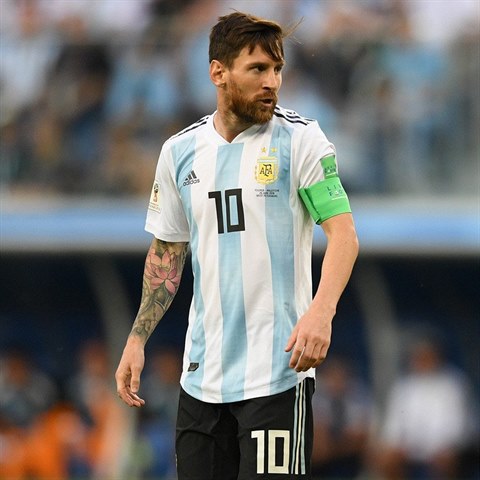 Lionel Messi dothl Argentinu k postupu.