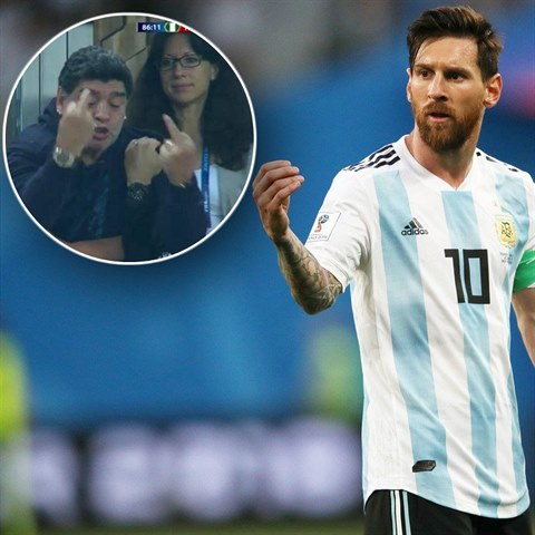 Messi bojoval, Maradona fuckoval.