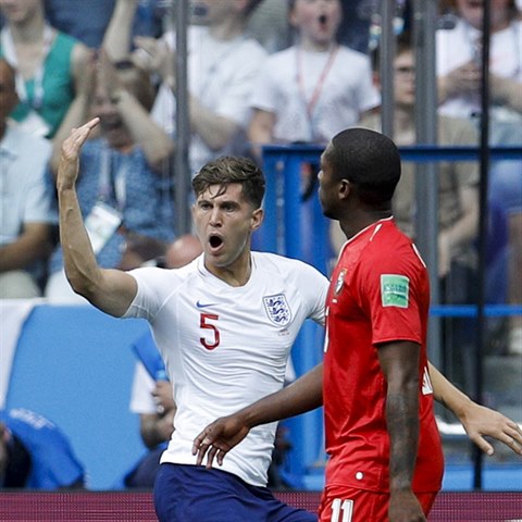 Anglick obrnce John Stones se stal neekanm stelcem v duelu s Panamou -...