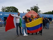 Javiera si oblíbila i fanynka Kolumbie!