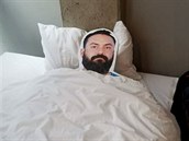 Takhle Javier bydlí na hotelu v Rusku.