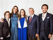Jordánská královská rodina v celé své kráse.