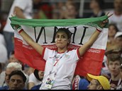 eny mají v Íránu vstup na fotbalová utkání zakázán, proti Portugalsku ale...