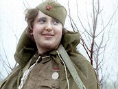Zdravotní sestra Yulia Yavorska zachránila přímo z bojiště 56 sovětských vojáků.