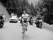 Federico Bahamontes vyhrál Tour de France v roce 1959, na snímku je zaznamenán...