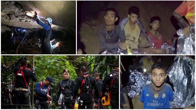 Chlapci uvěznění v thajské jeskyni poslali rodičům dojemné dopisy. Na pomoc se...