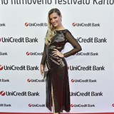 Veronika Chmelířová na Unicredit party