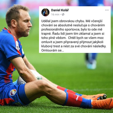 Daniel Kol se omluvil za svj karlovarsk trapas. Jsem pipraven pijmout jakkoli trest, pe.