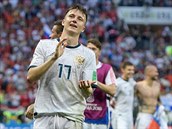 Aleksandr Golovin na turnaji záí.