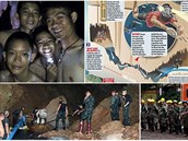 Podle eského jeskyáe je pedstava potápského výcviku thajských chlapc...