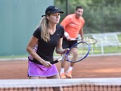 Eva ereáková hraje tenis hlavn pro radost.