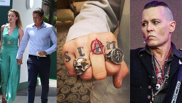 Pro si Johnny Depp zmnil tetování z pezdívky své bývalé eny Slim na Scam? Naznauje tím herec, e ho Amber Heard podrazila?