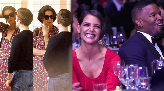 Katie Holmes byla zastiena s cizím muem. e by byly pravdivé fámy o rozchodu s Jamiem Foxxem? 