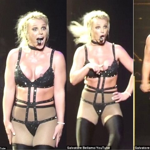 Britney znovu vypadla bradavka.