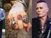 Pro si Johnny Depp zmnil tetování z pezdívky své bývalé eny Slim na Scam -...