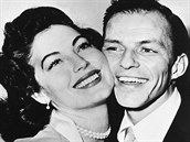 Hvzdný pár Frank Sinatra a Ava Gardner, druhá Sinatrova ena, se kterou byl...