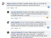 Jaromír Bosák, hvzda eské televize, píe lidem na Facebooku, e jsou idioti.