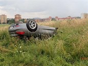 Dopravní nehoda dvou osobních automobil na silnici I/48.