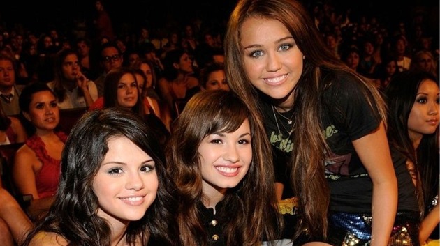 Demi Lovato, Miley Cyrus, Selena Gomez