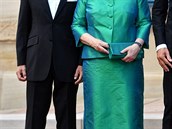 Merkelová pekvapila metalickou zelenou.