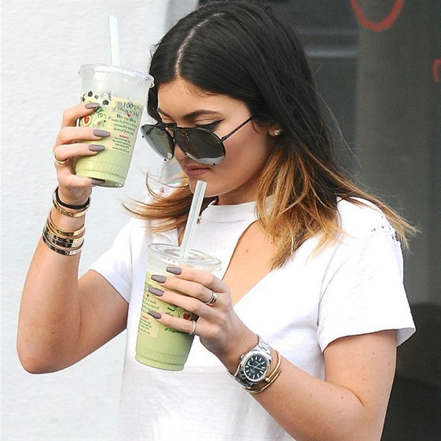 Zelené smoothie je pesn pro Kylie
