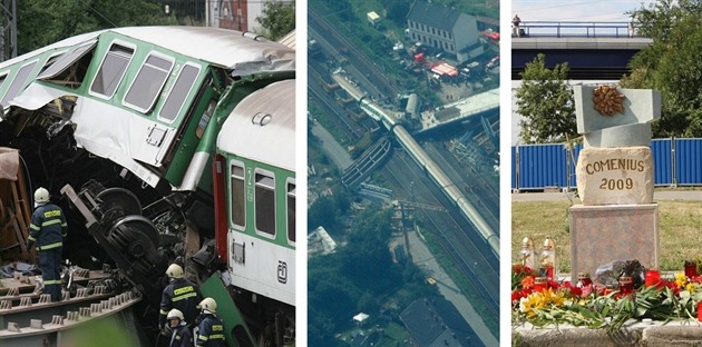 Vlakové neštěstí ve Studénce 8. srpna 2008 nepřežilo 8 lidí, 95 jich bylo zraněno.