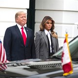 Americk prezident Trum s manelkou Melani.