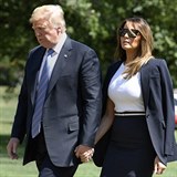 Melanie se svým manželem Donaldem Trumpem.