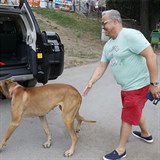 Martin Zounar si pro jistotu podil velk auto.