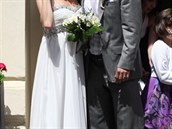 Vzali se v roce 2011 v praském Trojském zámeku bez vtí pozornosti médií.