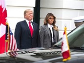 Americký prezident Trum s manelkou Melanií.