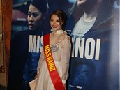Ha Thanh petlíková na premiée filmu Miss Hanoi.